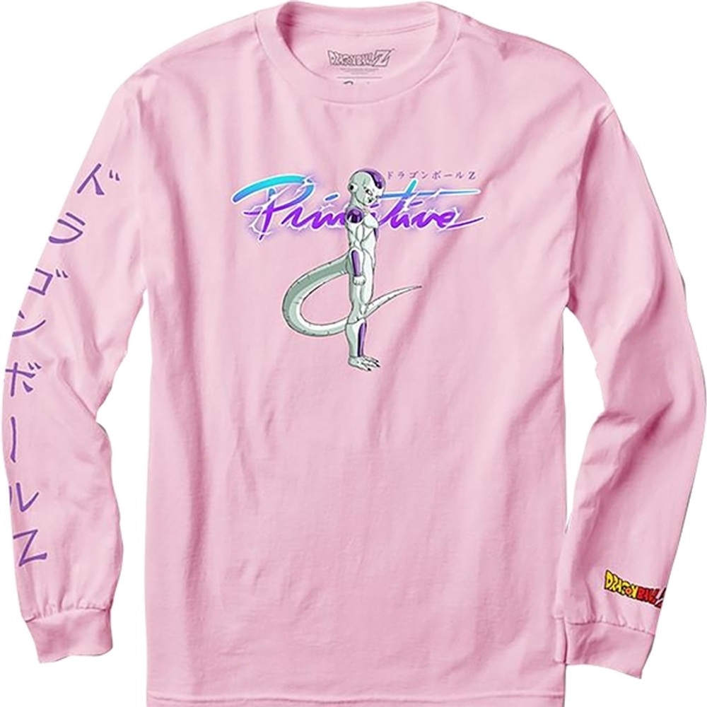 Pink Primitive x Dragon Ball Z Frieza Long Sleeve Size S |A30